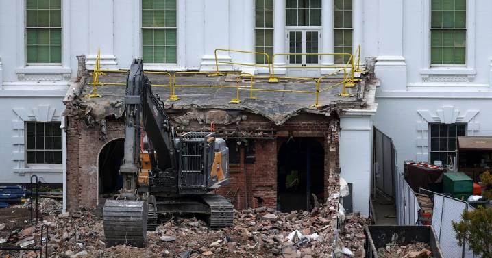 Huge Majority of Americans Oppose Trump’s White House Demolition