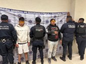 POLICÍAS MUNICIPALES DE TEXCOCO ASEGURARON A TRES PRESUNTOS ASALTANTES AL SUR DEL MUNICIPIO