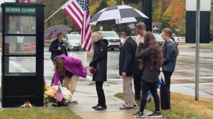 Vigil held for beloved crossing guard killed in crash