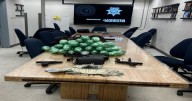 Colorado officers seize 70 pounds of meth, guns in traffic stop and search warrant