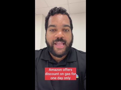 Amazon offering discount on gas for one day only