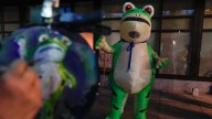 How inflatable costumes ballooned at anti-Trump rallies due to a Portland protester's frog outfit
