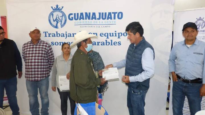 En Cuerámaro productores agrícolas cueramarenses afectados por la sequía del año 2024 pasado recibieron el apoyo del Seguro Agrícola Catastrófico