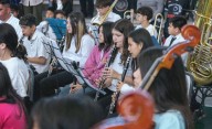 Biss participó de la muestra anual de la escuela Nº 795