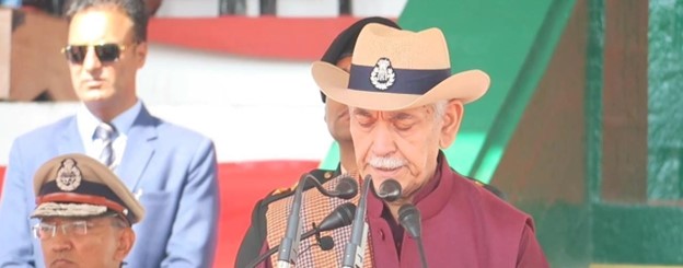 Police Commemoration Day | Nation Hails JKP’s Courage, Commitment to Peace:  LG Sinha