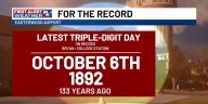October 6th marks the latest calendar day of recorded triple digits