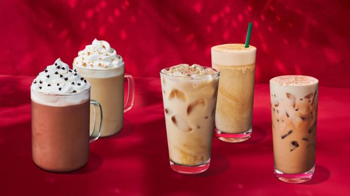 Starbucks holiday menu drops in November