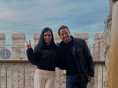 Scarlet Ortiz y Yul Bürkle filman película en Turquía