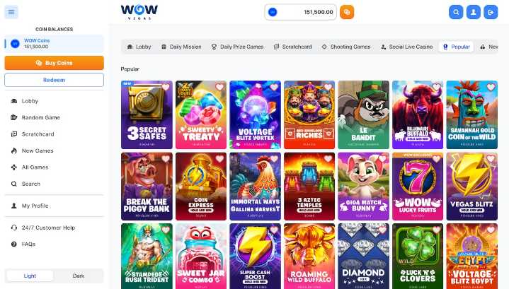 WOW Vegas promo code: 'WOWLIVE' unlocks a free no deposit bonus