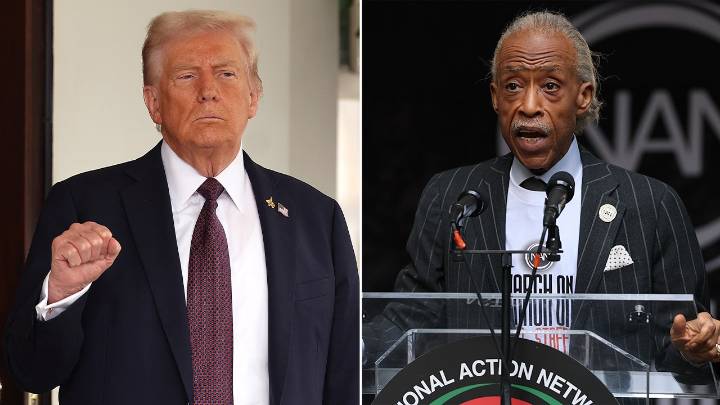 Trump shares old Sharpton photo, attacks MSNBC host on Truth Social