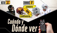  Washington Commanders vs Dallas Cowboys ¿Dónde ver y a qué hora es el juego de la semana 7 de la NFL?