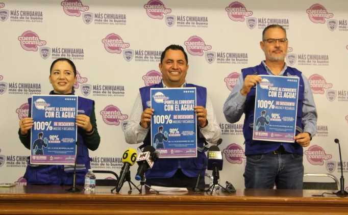 Lanza JMAS Chihuahua programa de descuentos “Ponte al Corriente con el Agua”