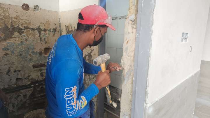 Avanza rehabilitación de habitaciones en el Humnt