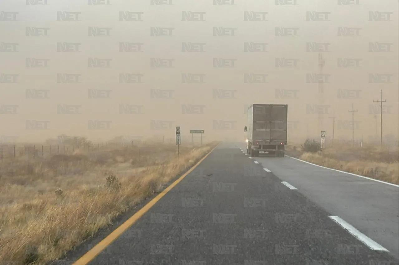 Alerta Protección Civil por tolvaneras en carreteras a Juárez