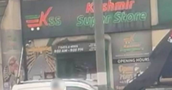 Moment naked man suddenly appears 'out of nowhere' on major Greater Manchester road