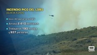Polémica entre Gobierno regional y oposición por la gestión del incendio del Pico del Lobo (Guadalajara)
