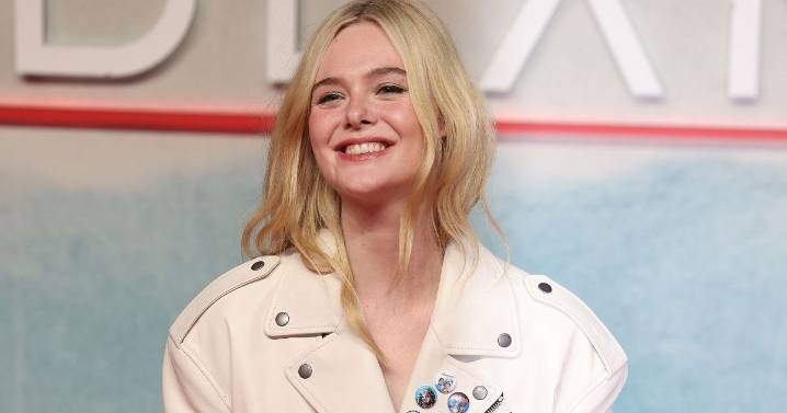 Elle Fanning Stuns in Coach at 'Predator: Badlands' Screening