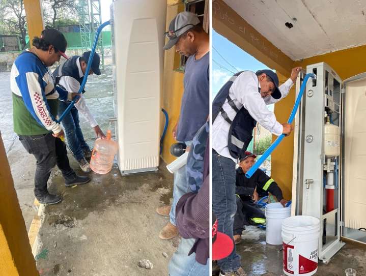 CEAA entrega planta purificadora de agua en Cerritos de Tlacotepec, Metztitlán