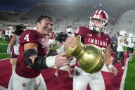 Indiana is up to No. 2 in the AP Top 25