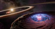 Growing baby planet captured for first time in dark circle
