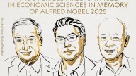 Economics Nobel to be shared by three for research on innovation