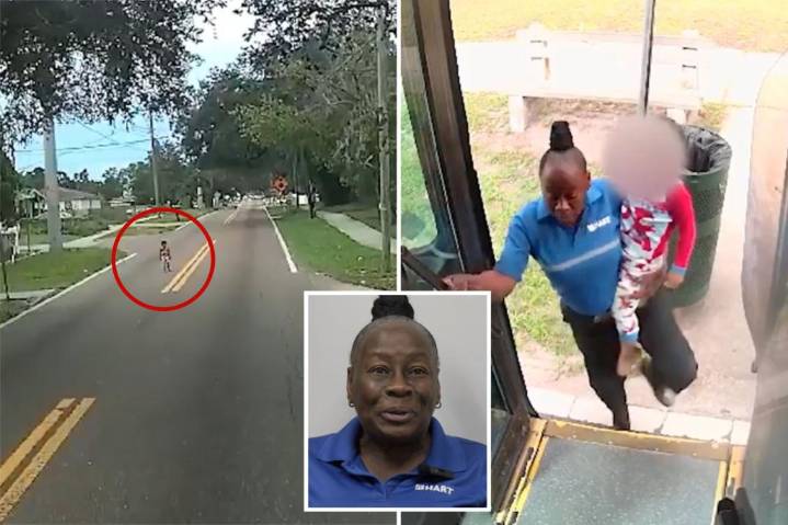 Bus driver saves child walking alone on busy street in Tampa