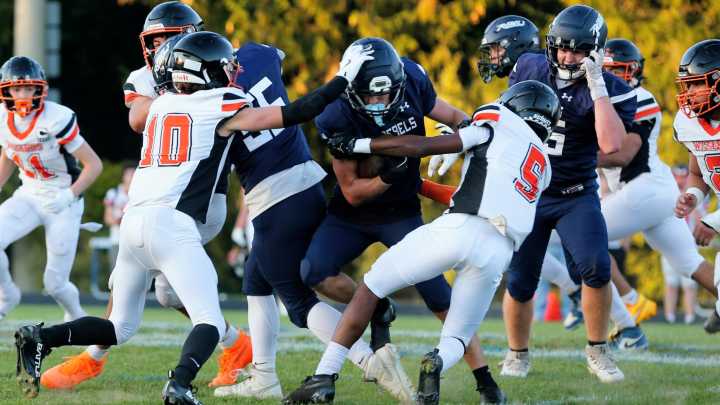 Take a look: South Kingstown football survives against West Warwick