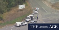 Boy, 3, dies in foyer of police station after crash south of Brisbane