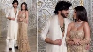 Bollywood Tara Sutaria and Veer Pahariya Make First Red Carpet Appearance as a Couple at Manish Malhotra’s Diwali Bash; Hold Hands and Pose for Paparazzi (Watch Video)