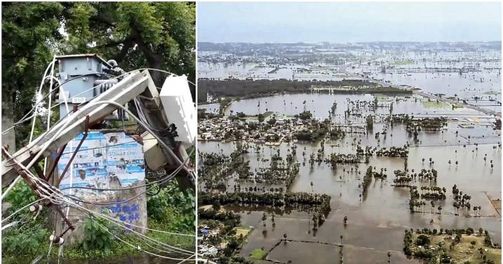 Cyclone Montha: AP, Telangana witness heavy rains, strong winds
