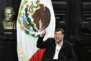 Fernández Noroña solicitará licencia de 12 días para viaje a Palestina
