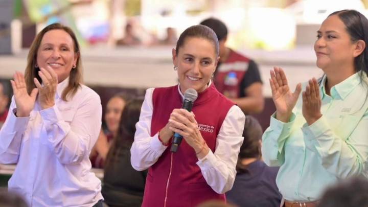 Reclamos y gritos a Nahle durante nueva visita de Sheinbaum a Veracruz