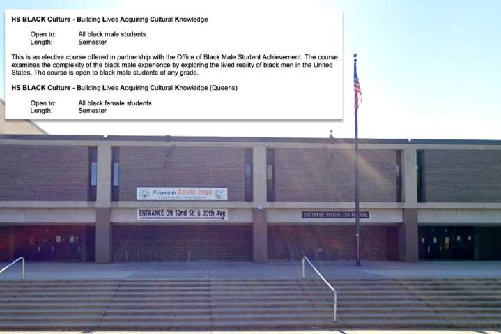 Minneapolis' South High School appears to have held 'all black' classes