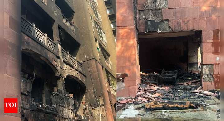 Fire breaks out at Brahmaputra Apartments allotted to Rajya Sabha MPs in Delhi
