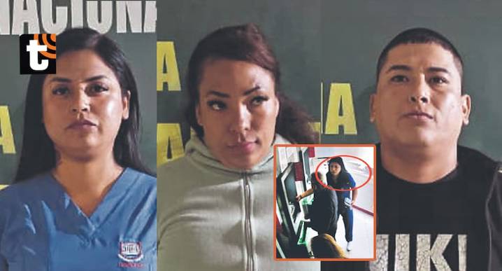 Policía captura a falsa dentista y sus dos cómplices tras hacer ‘cambiazo’ de tarjeta a abuelito en Lince Almendra Hinostroza, que se hacía pasar por profesional, Keyly Joya y Bryan Dávila, fueron det