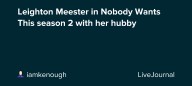 Leighton Meester in Nobody Wants This season 2 with her hubby : ohnotheydidnt