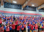 School celebrates Blue Ribbon honor despite program getting dropped