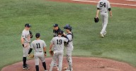 Yankees head home facing elimination after back