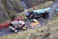 Al menos 16 muertos y más de 30 heridos en accidente carretero en el centro de Bolivia