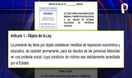 Héctor Valer propone dar mensualidad a deudos de fallecidos en marchas