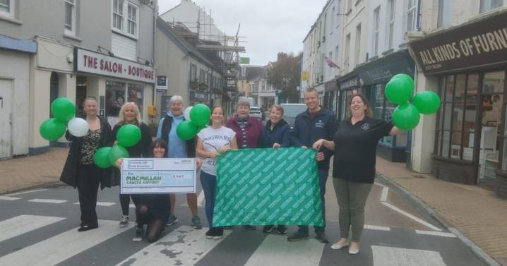 Ilfracombe’s high street went wild to raise £1.4k for cancer support