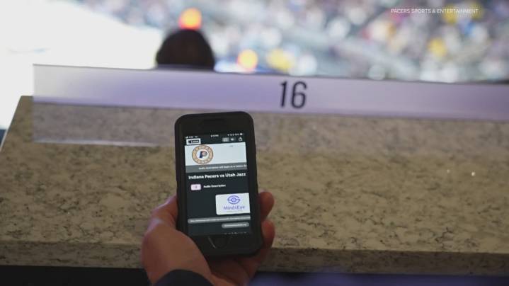 Pacers unveil new gameday service for visually impaired fans