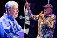 Mike Love gets emotional during tribute to Brian Wilson