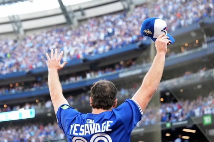 Yesavage sets Blue Jays postseason record by fanning 11 in 5 1/3 no-hit innings