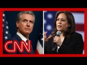 Gavin Newsom and Kamala Harris talk about 2028 runs