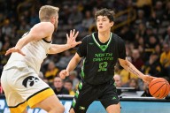 North Dakota transfer Treysen Eaglestaff preparing for physical demands of Big 12 basketball