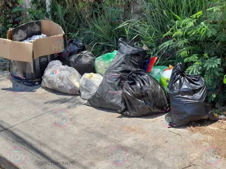 Hasta el tope de basura