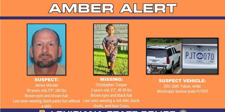 Amber Alert issued for 2-year-old last seen near Kentwood