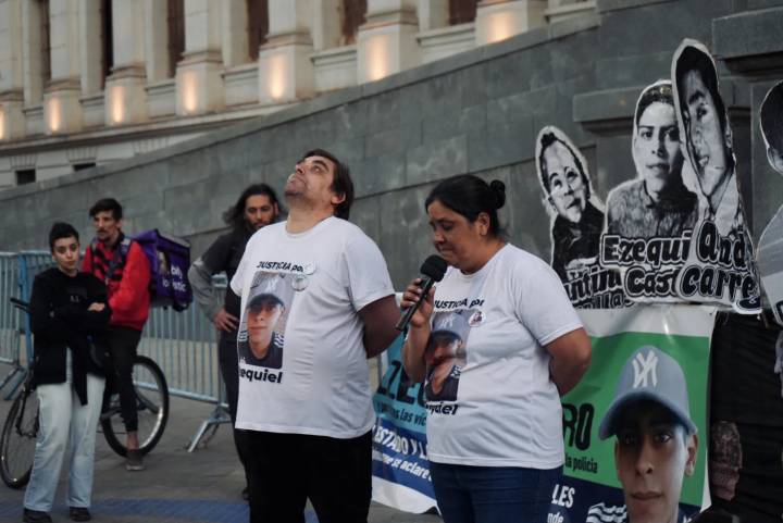 La familia de Ezequiel Castro denunció amenazas de la Policía: "No vamos a naturalizar el hostigamiento"