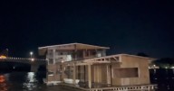 Inundaciones en Veracruz: restaurante El Atracadero flota por el río Tuxpan tras desbordamiento